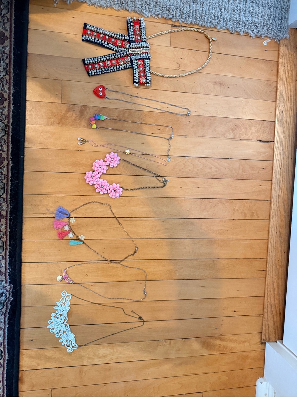 Lot of kids necklaces. Charm it, J Crew, Little Miss Zoe